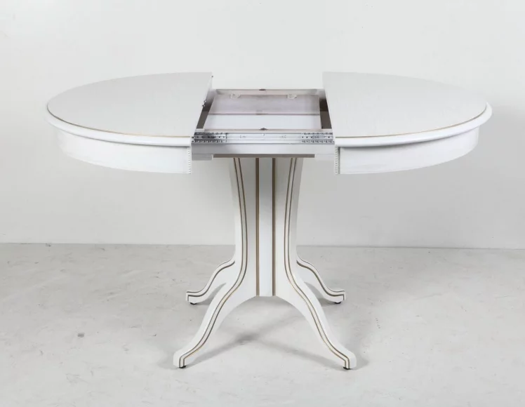 Стол обеденный Орион-5 (д1200) тон 1 с золотой патиной / (d1200)_5