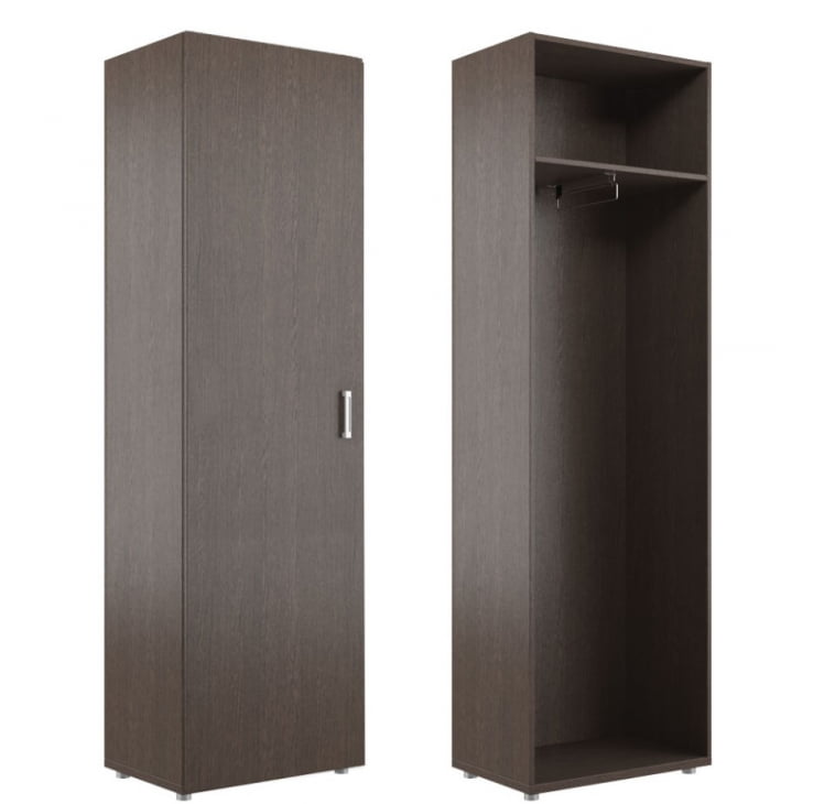 Гардероб однодверный БОН30250101 Темный дуб / BON30250101_0