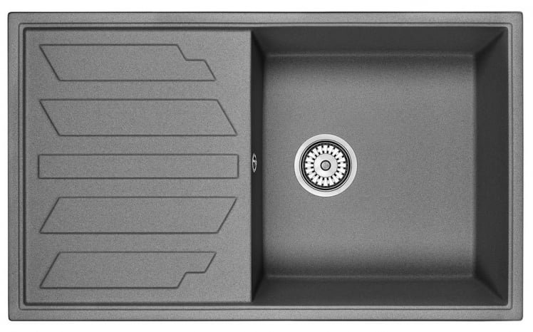 Кухонная мойка ГРАНУЛА 8601 Графит / GRANULA_0