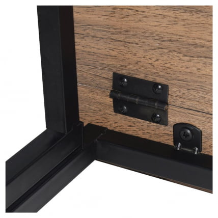 Стол на металлокаркасе БРАБИКС ЛОФТ CД-001 Мореный дуб / BRABIX LOFT CD-001_4