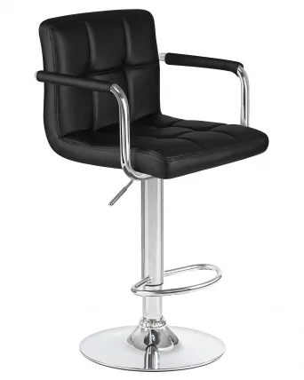 Стул барный ДОБРИН КРУГЕР АРМ Черный / DOBRIN KRUGER ARM_1