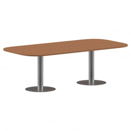 Конференц-стол на 6-8 человек ИМАГО ПРГ-8 Груша Ароза-алюминий / IMAGO_0