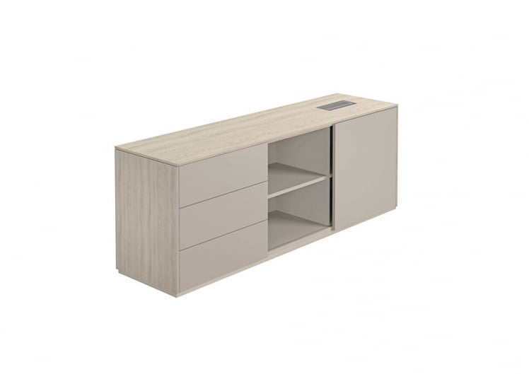 Тумба опорная 1700 левая Атлас НЗ-0211.ЙН.ГС.Л Ясень Наварра Серый камень / Atlas NZ-0211.YN.GS.L_0