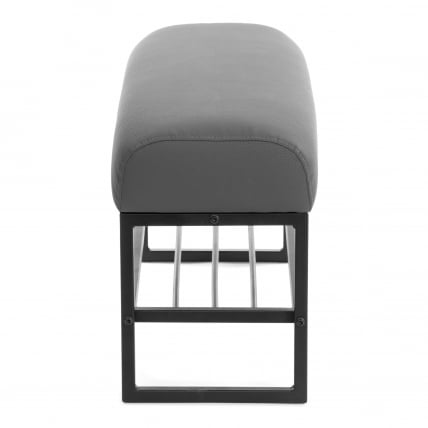 Банкетка-обувница Чарли Лукс/Чарли Люкс Чарли Лукс/Чарли Люкс БО экокожа , Шарп Графит / Charli Lux/Чарли Charli Lux/Чарли Sharp_1