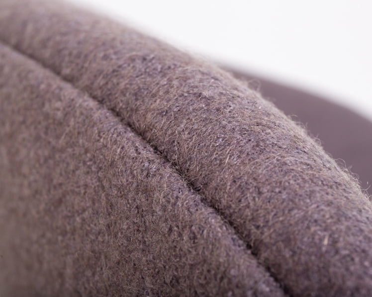 Кресло дизайнерское ДОБРИН ЕМИЛЙ (серая ткань АФ7, золотое основание) / DOBRIN EMILY AF7,_6