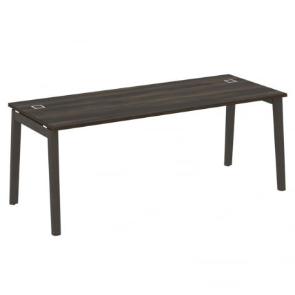 Стол руководителя Оникс Вуд ОВ.СРР-6.8 Дуб Мали/Дуб Темный/Металл Антрацит 1980*800*750 / OW.SRR-6.8_0
