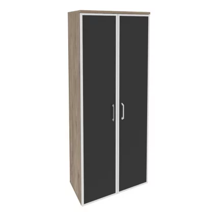 Шкаф высокий широкий ОНИКС О.СТ-1.10Р блаcк Тиквуд Темный / ONIX O.ST-1.10R black_0