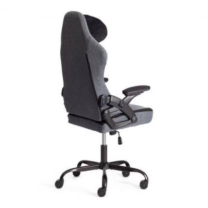 Кресло иВолф ткань, черный/серый / iWolf_7