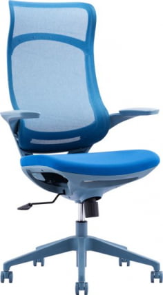 Кресло руководителя Еверпроф Спирит Сетка Синий / Everprof Spirit_0