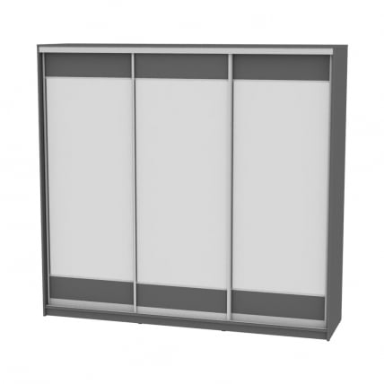 Шкаф-купе Б-220х235х60-1(Графит-Д8Д8Д8) / B-220х235х60-1(Графит-D8D8D8)_0