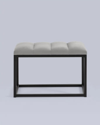 Банкетка Хостен велюр Серый_4