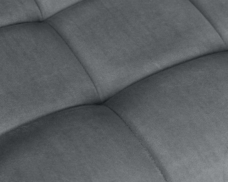 Стул барный ДОБРИН КРУГЕР АРМ БЛАCК (серый велюр (МДЖ9-75)) / DOBRIN KRUGER ARM BLACK (MJ9-75))_7