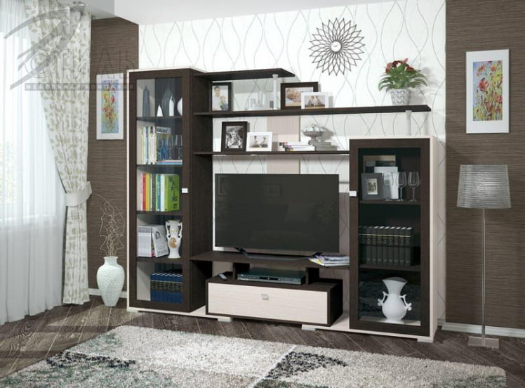 Гостиная Соло 5 Венге дуб молочный_0