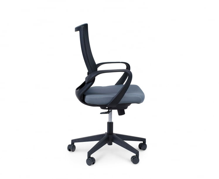 Кресло офисное Спэйс ЛБ Черный/Серый / LB_2