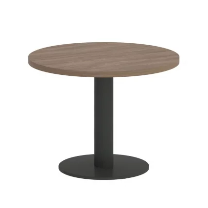 Стол журнальный круглый ХОМЕ ОФФИCЕ ВР.СП-5-60.1Г Дуб Аризона/Антрацит металл / HOME OFFICE VR.SP-5-60.1G_0