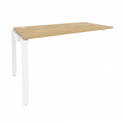 Наборный элемент рабочей станции на П-образном м/к ОНИКС О.МП-1.НРС-3.7 Тиквуд Светлый/Белый / ONIX O.MP-1.NRS-3.7_0
