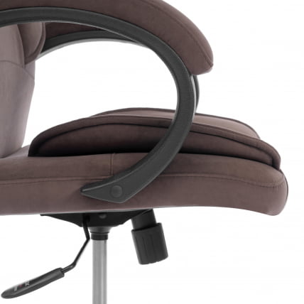 Кресло руководителя ОРЕОН металБЛ велюр, коричневый, 6 / OREON metalBL_9