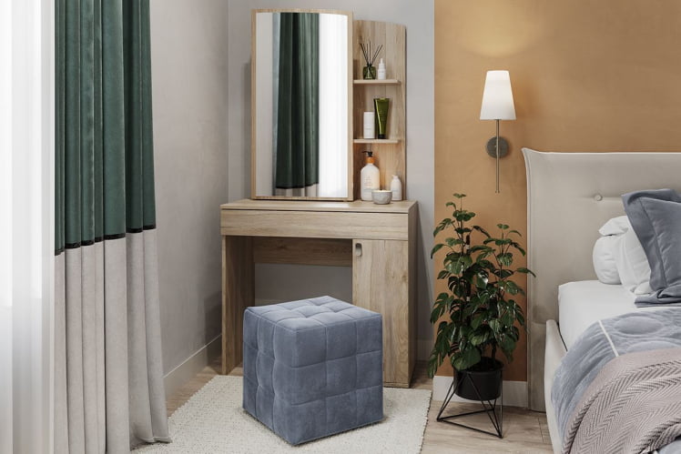 Пуф Рубик 2 ПМ-003.2 топаз (велюр) / PM-003.2_1