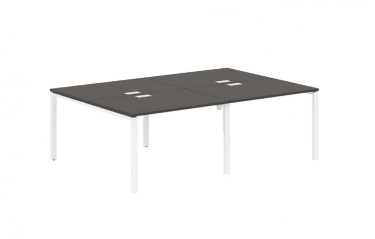 Бенч-система 4-местная ЕДИС ЕУВСТ 2316 Мокко Белый / EDIS EUWST_0