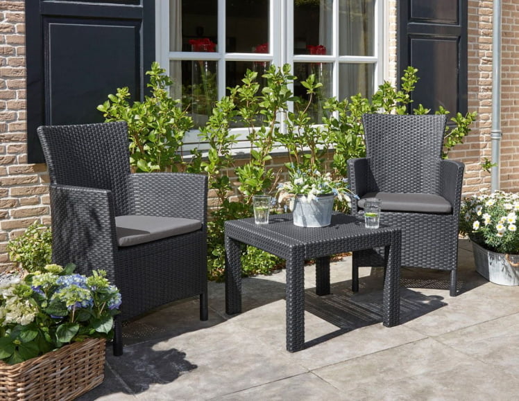 Набор мебели Росарио балкони сет Графит / Rosario balcony set_1