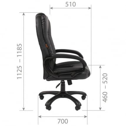 Кресло офисное CХАИРМАН 600 экокожа Бежевый / CHAIRMAN_5