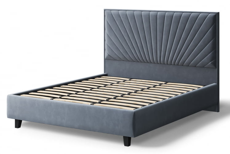 Кровать Леона, 2000кс1600мм, серый / 2000x1600мм,_2