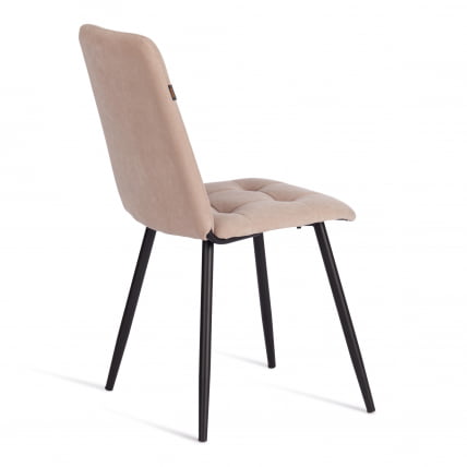 Стул обеденный Асти флок , 47х54х86, бежевый, 7 / Asti_2