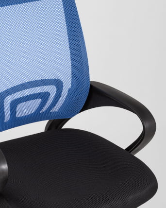 Компьютерное кресло ТопЧаирс Симпле Синее / TopChairs Simple_7