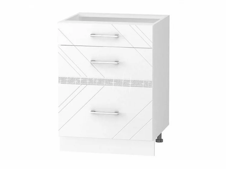 Напольный шкаф (3 ящика с системой плавного закрывания) Бьянка 102.91_0