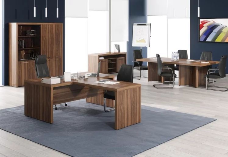 Кабинет руководителя ЗЕНН набор №1 Орех Даллас / ZENN_0