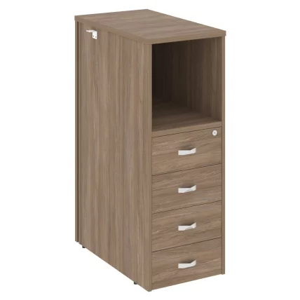 Тумба 4 ящика завершающая, правая ОНИКС О.Р-ТВ-4(Р) Дуб Аризона / ONIX O.R-TV-4(R)_0