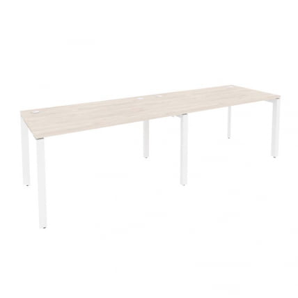 Рабочая станция на П-образном м/к ОНИКС О.МП-РС-2.3.8 Денвер Светлый/Белый / ONIX O.MP-RS-2.3.8_0