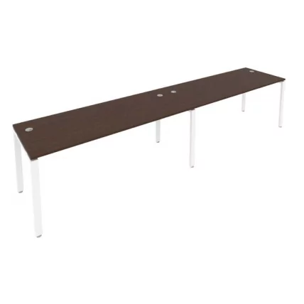 Рабочая станция на 2 раб.места Метал Сйстем Б.СМ-2.5 Венге/Белый / Metal System_0