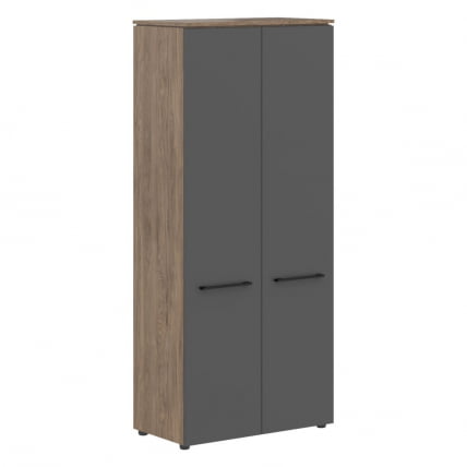 Шкаф с глухими дверьми МОРРИС ТРЕНД МХC 85.1 Антрацит Кария Пальмира / MORRIS TREND MHC_0