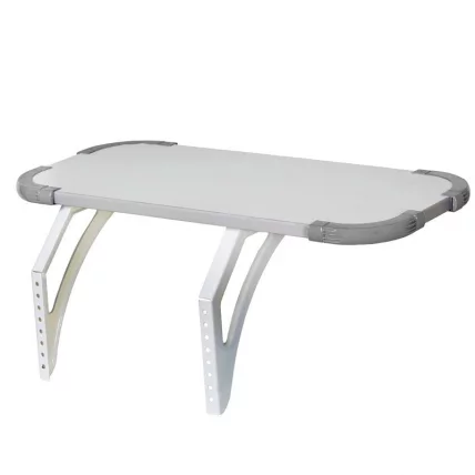 Полка навесная с проставкой Полка_бз 3/550 Белая Серая / Polka_bz_0