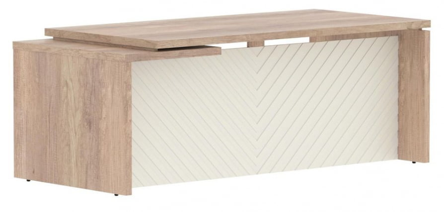 Стол руководителя правый Торр ЛУКС ТЛCТ 209 Р Дуб Каньон Латте / Torr LUX TLCT R_0