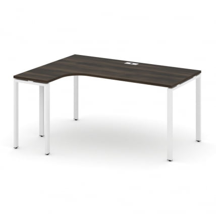 Стол эргономичный левый CОНCЕПТ CН.ОСА-002(Л) Дуб Мали Белый / CONCEPT CN.OSA-002(L)_0