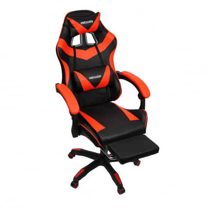 Кресло 088 цвет черный/красный с массажем 088-блаcк-ред-масс / 088-black-red-mass_1