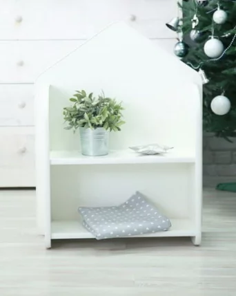 Полочка домик белый_1