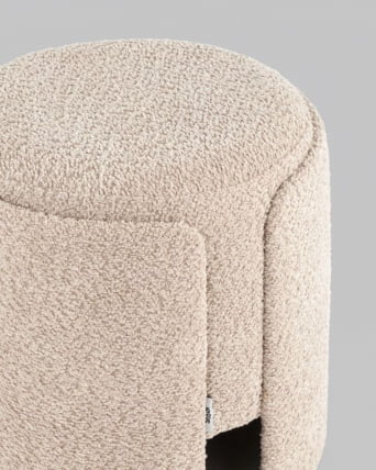 Пуф Такс букле (капучино) / Taks_5