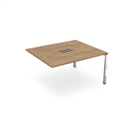 Стол системы БЭНЧ, переговорный, конечный ГЛОСС ЛИНЕ НСПК-П.927 Теаквоод / GLOSS LINE Teakwood_0
