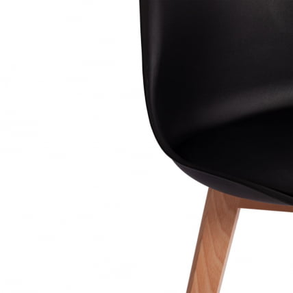 Стул барный ТУЛИП БАР (мод. C1014Х-1) / 1 шт. в упаковке пластик/дерево, 42 х 47,5 х 104 см, Блаcк (Черный) 3010/ натуральный / TULIP BAR (mod. C1014H-1) Black_7