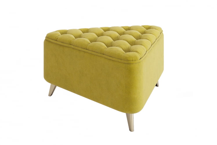 Пуф Трио 2 ПМ-002.2 янтарь (велюр) / PM-002.2_0