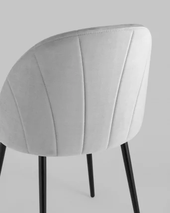 Стул для кухни Логан НЕВ велюр Светло-серый / NEW_6