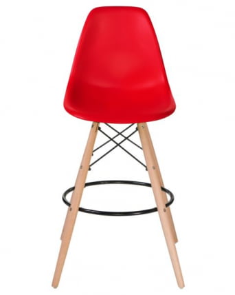 Стул барный ДОБРИН ДСВ БАР (ножки светлый бук, цвет сиденья красный (Р-02)) 2 шт / DOBRIN DSW BAR (R-02))_6