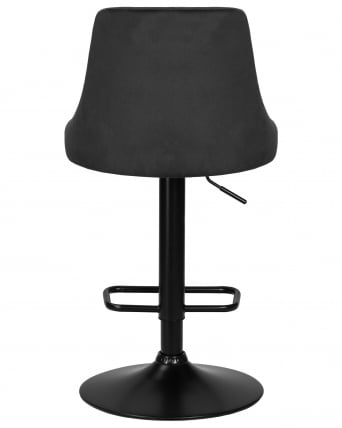 Стул барный ДОБРИН ДЖОСЕПХ БЛАCК (черный велюр (МДЖ9-101)) / DOBRIN JOSEPH BLACK (MJ9-101))_4