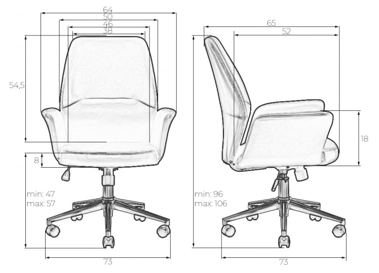 Офисное кресло для руководителей ДОБРИН САМУЕЛ (черный) / DOBRIN SAMUEL_8