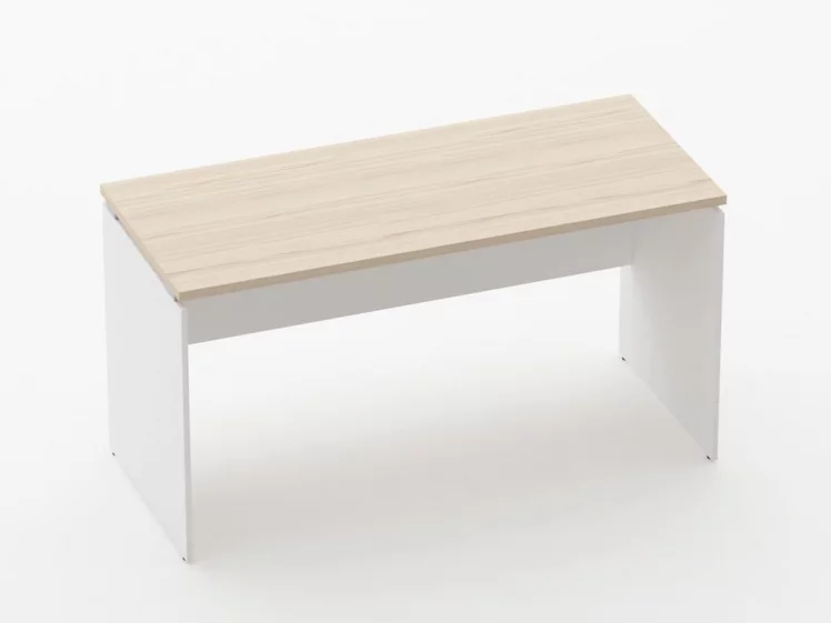 Стол прямой Дека ЛДСП каркас 75.06.14 Туя/Белый / Deka_0
