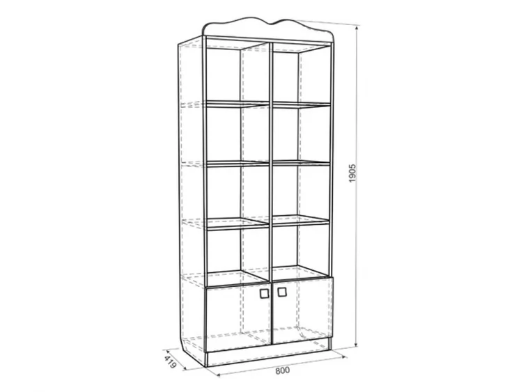 Кровать Фэнтези МДФ-07 Белый рамух / MDF-07_1
