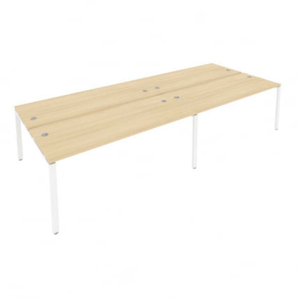 Рабочая станция на 4 раб.места Метал Сйстем Б.СМ-4.5 Акация/Белый / Metal System_0